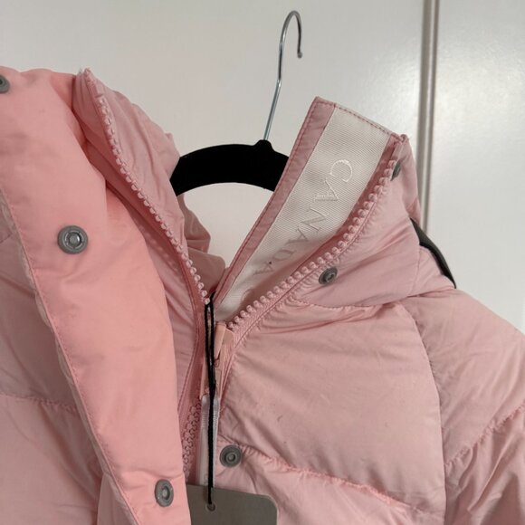 NWT Canada Goose Junction Parka Hooded Puffer Jacket Pink Lemonade Down Filled - Picture 10 of 12